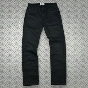 Acne Studios Ace Stay Cash Slim Black Jeans